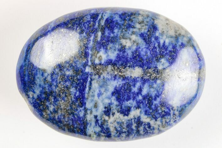 Polished Lapis Lazuli Palm Stone - Pakistan #187630